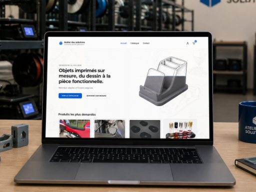 Boutique en ligne l'Atelier des solutions